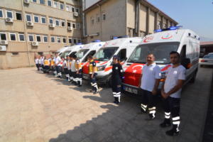 HAY 3485 300x200 Yeni Ambulanslar İstasyonlara Teslim Edildi