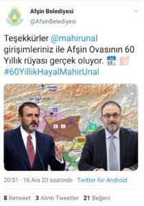 %name Afşin Karakuz Barajıyla Twitterda TT Oldu.
